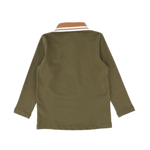 DUKE + PORT HUNTER GREEN TRIM POLO