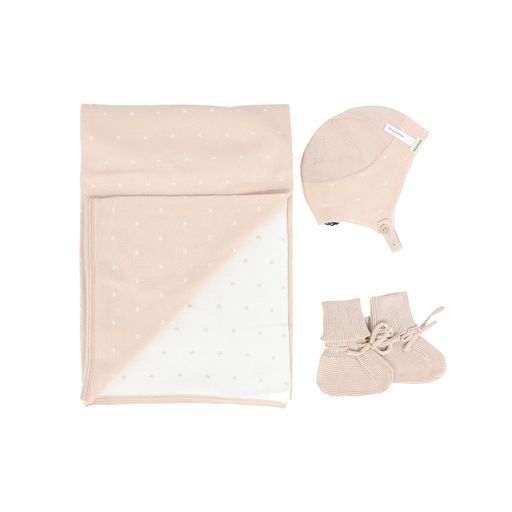 MARMAR COPENHAGEN CREAMY TAUPE HEART 3 PC SET