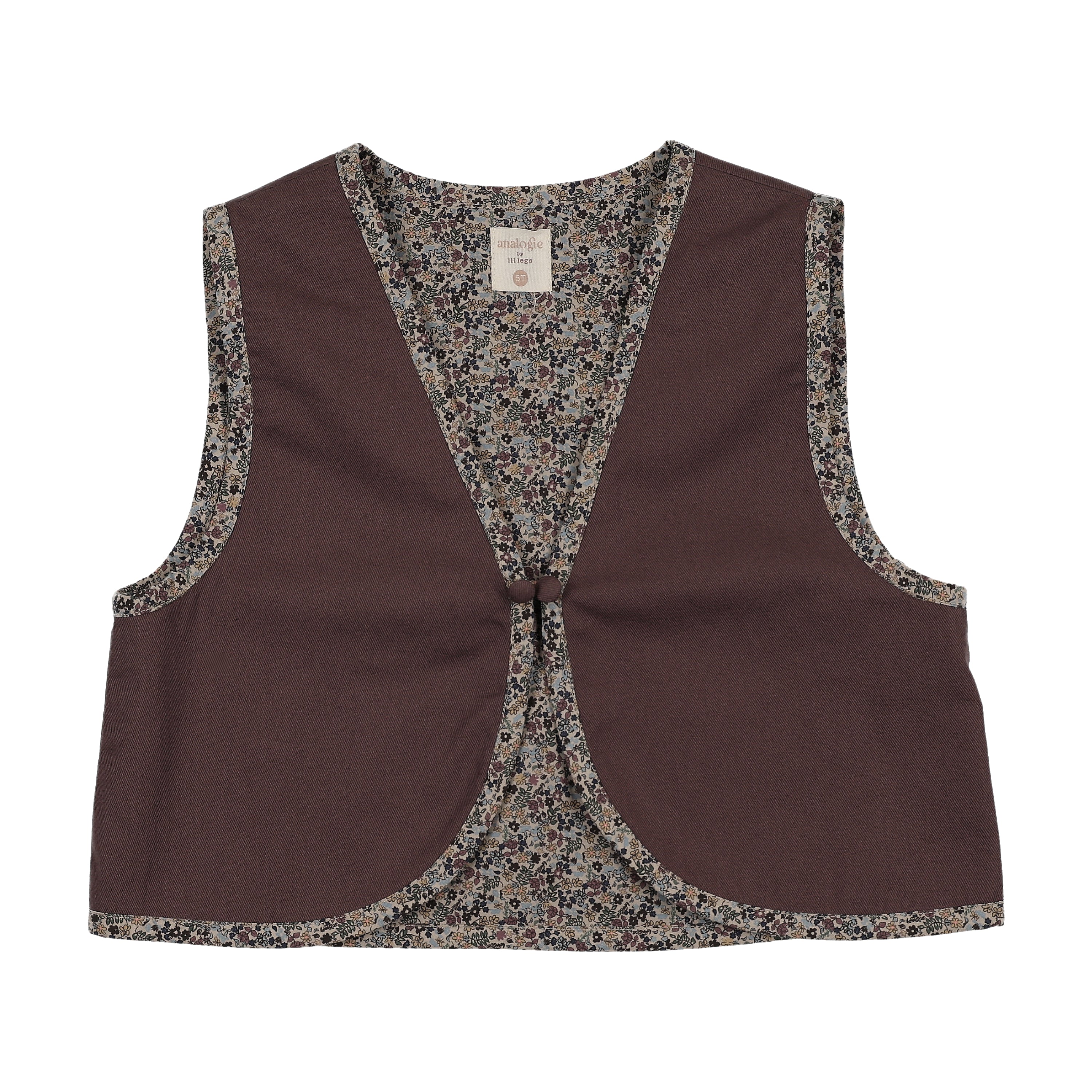 ANALOGIE VINTAGE PURPLE CONTRAST TRIM VEST – Luibelle