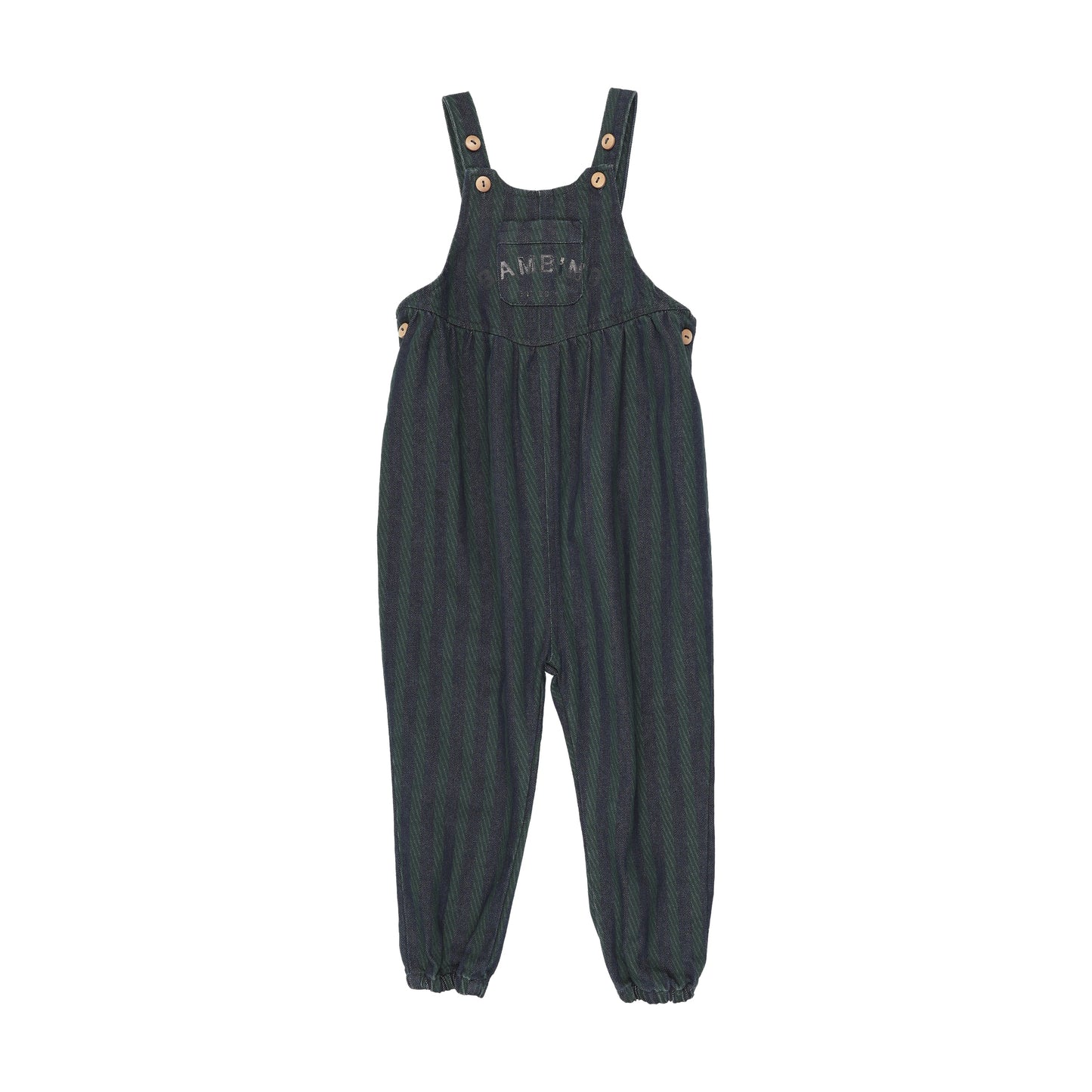 ANALOGIE GREEN DENIM DAY OVERALLS