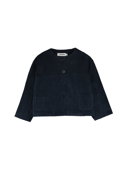 TANGERINE NAVY CORDUROY POCKET JACKET
