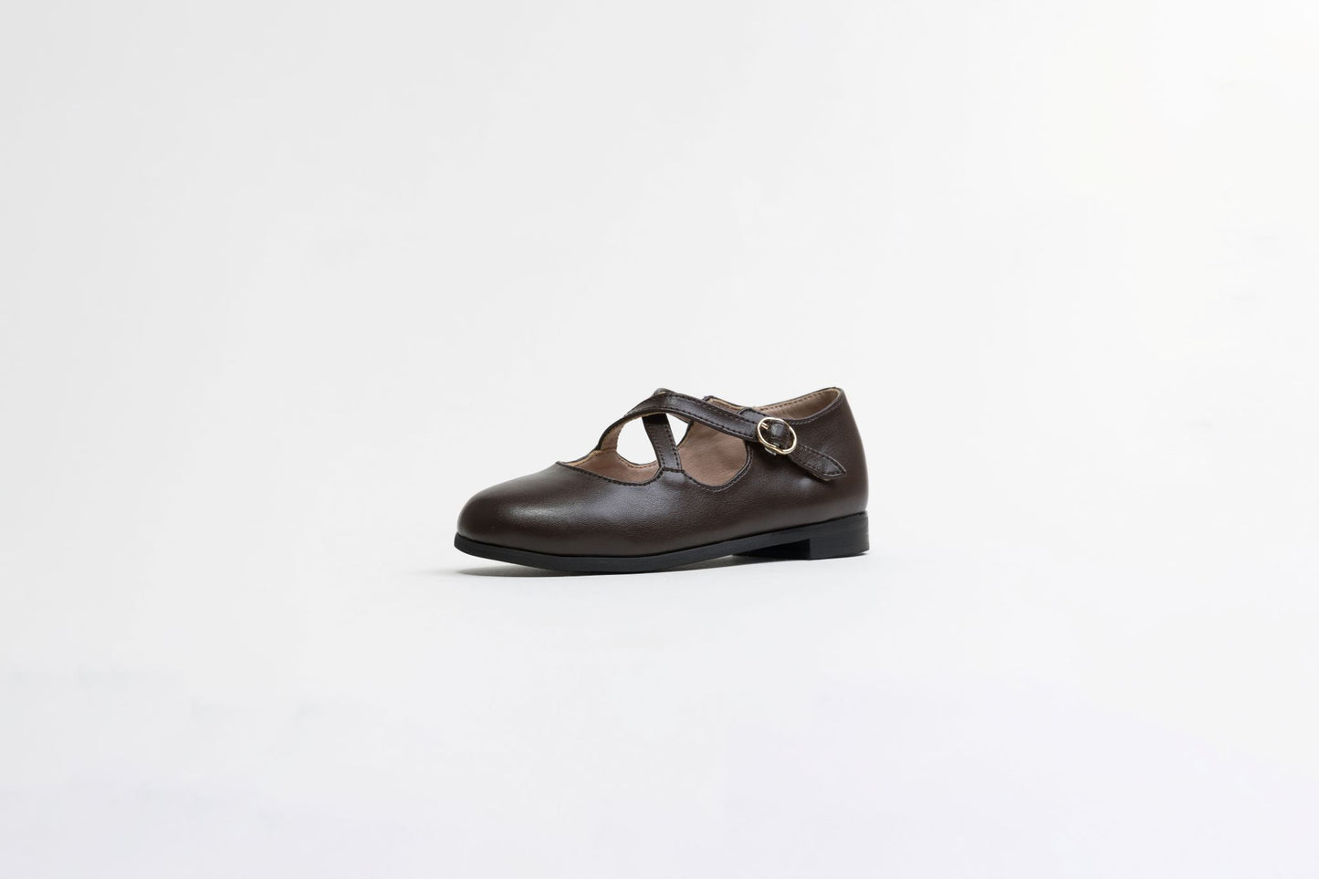 TANNERY & CO DARK BROWN CRISS CROSS SHOE