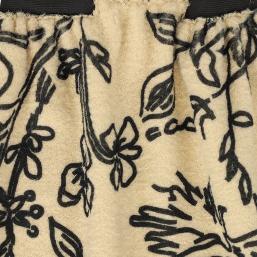 VENERA ARAPU BIEGE BLACK FLORAL SKIRT