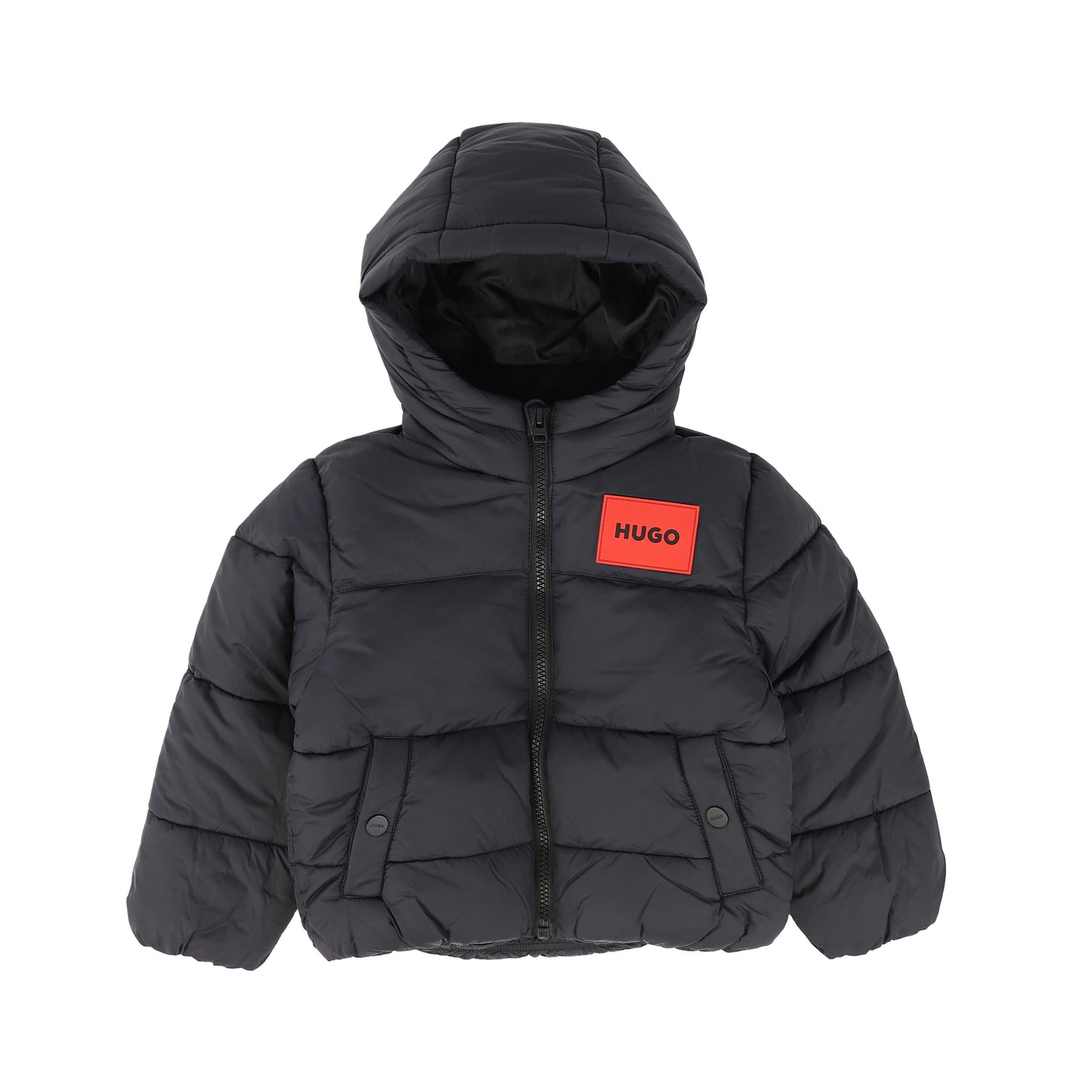 HUGO BLACK PUFFER COAT