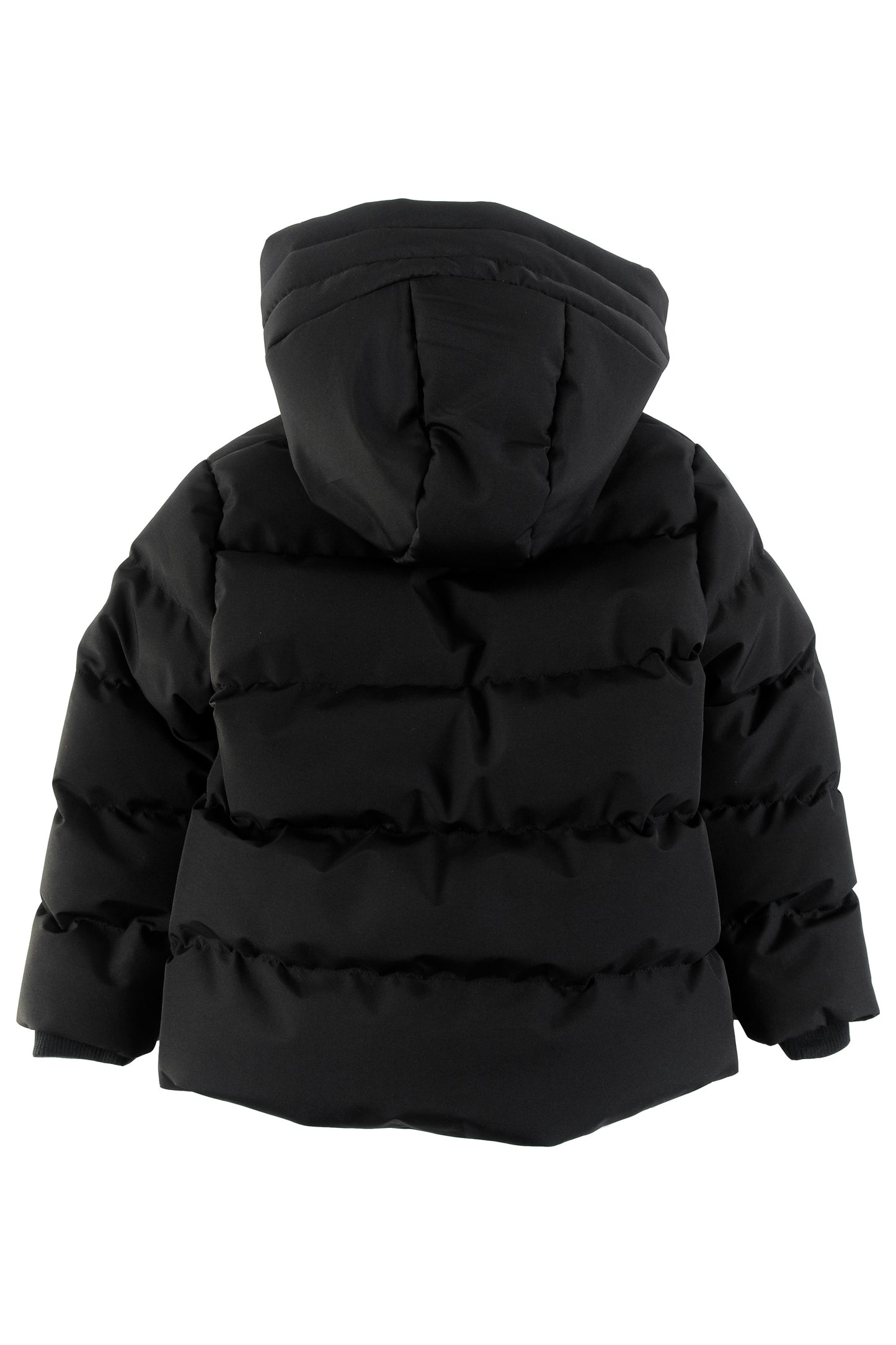 LOUD BLACK FUR LINED PUFFER COAT