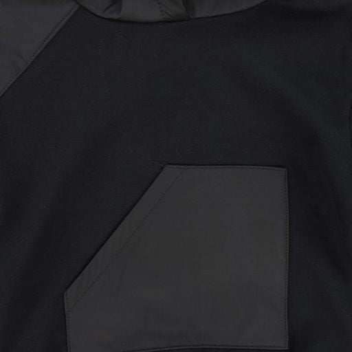 YELL OH BLACK HOODED PULLOVER