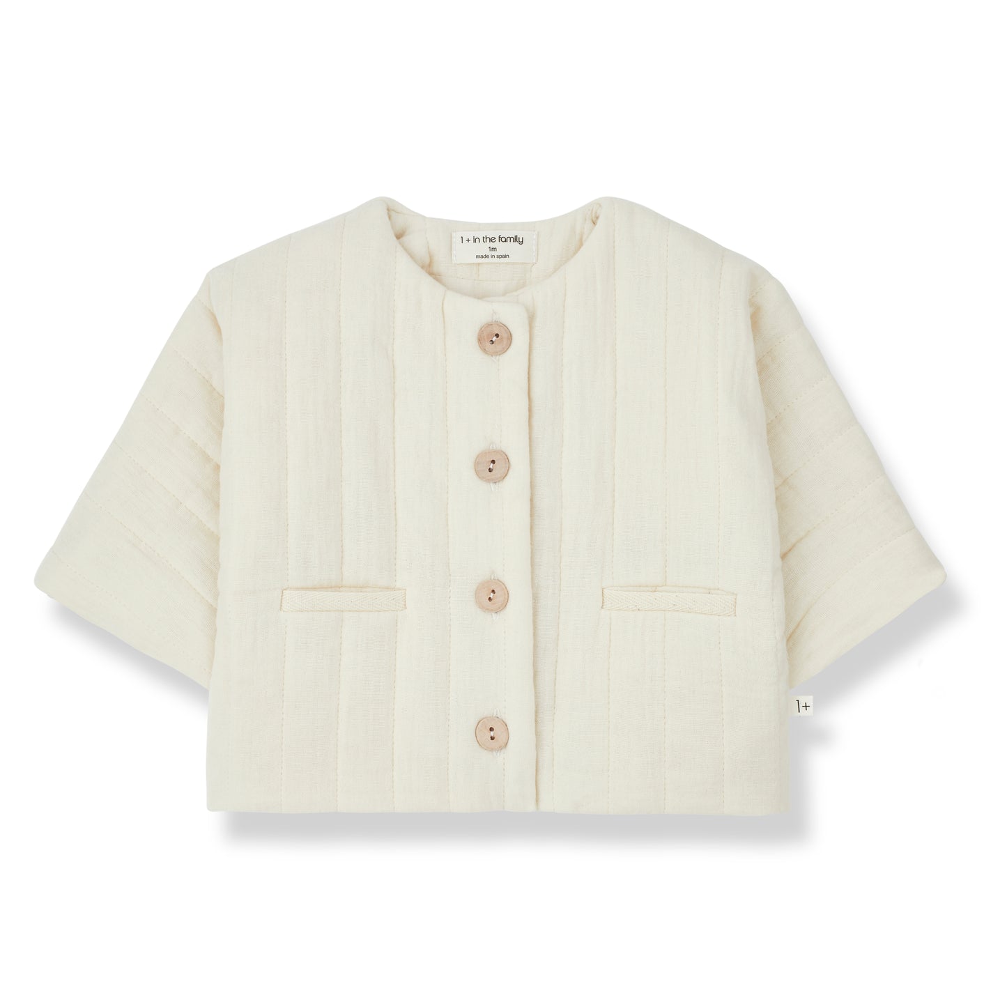 1 + IN THE FAMILY IVORY STITCHED JACKET [FINAL SALE]