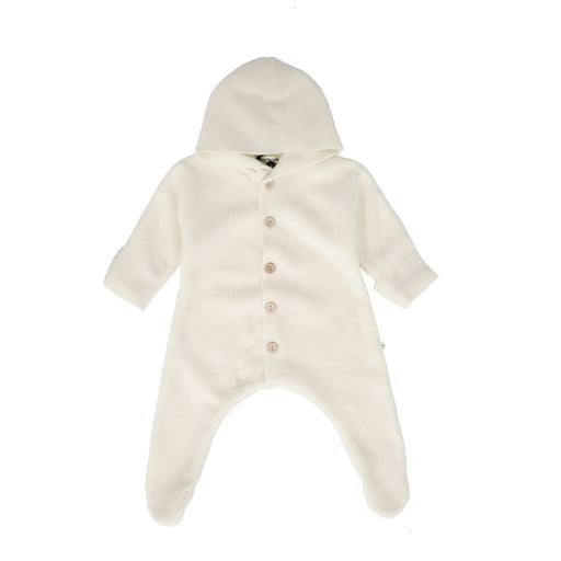 1 + IN THE FAMILY ECRU BUTTON DOWN JUMPSUIT