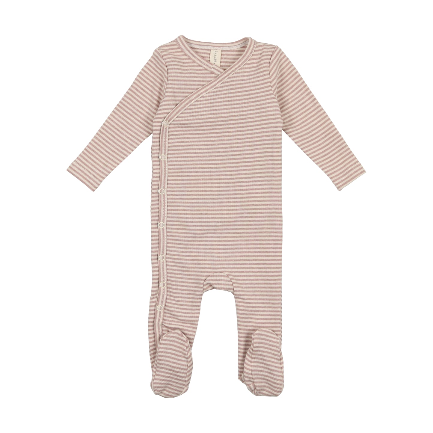 LILETTE LILAC HEATHER STRIPE FOOTIE