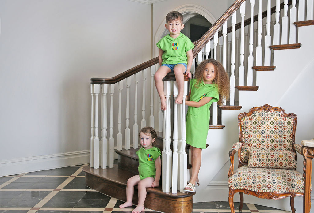 BOPOP GREEN LOGO POCKET TSHIRT