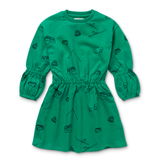 SPROET & SPROUT GREEN SKI PRINT DRESS