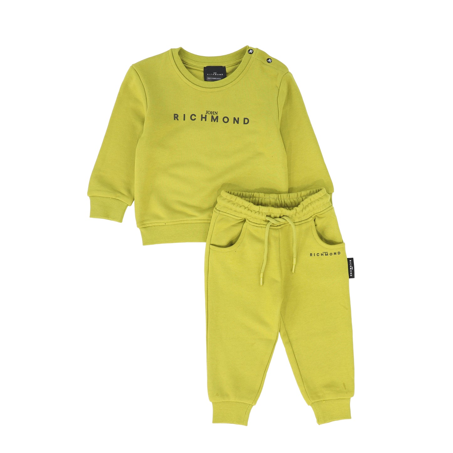 JOHN RICHMOND GREEN LOGO SWEATSHIRT SET