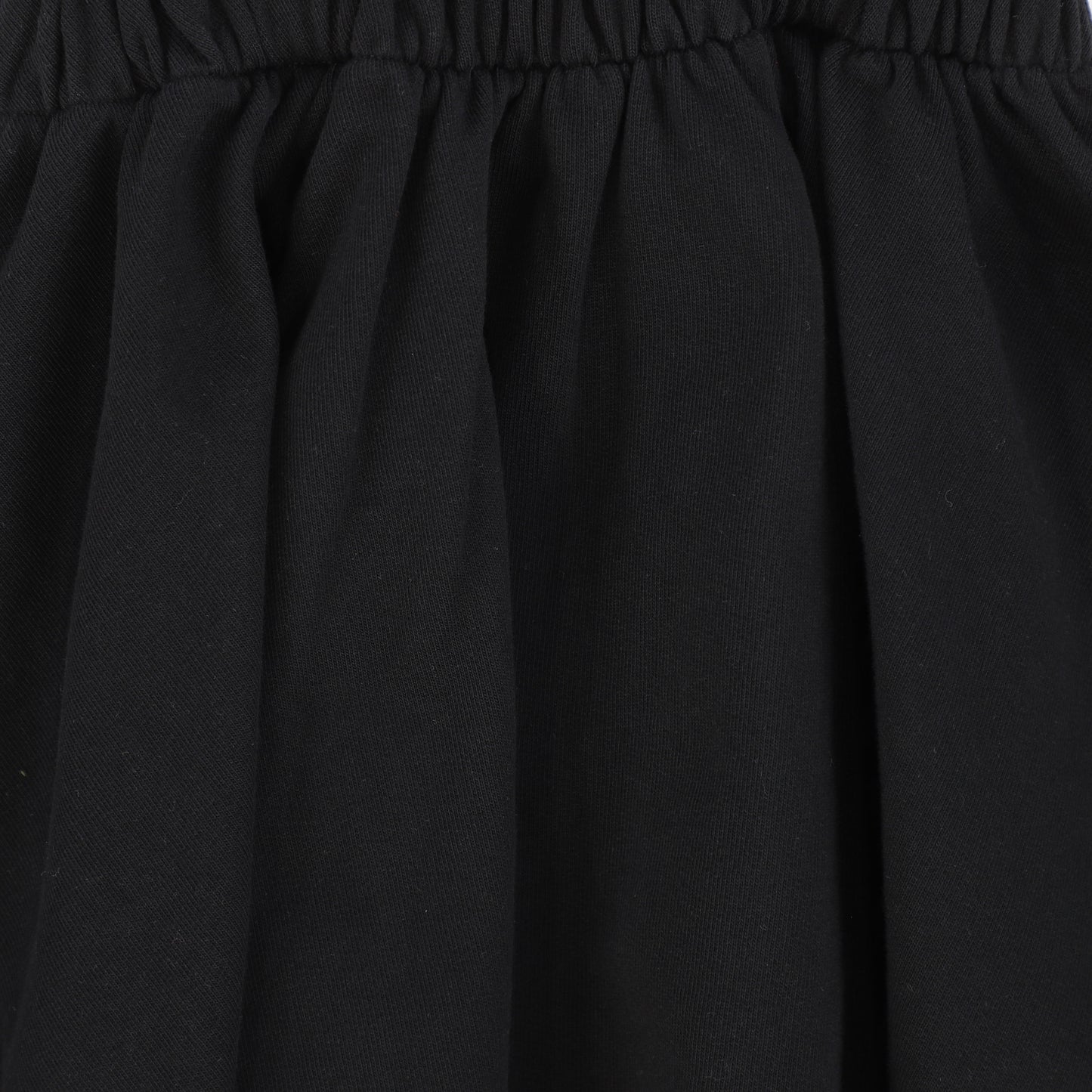 LITTLE PARNI BLACK SUSPENDER SKIRT