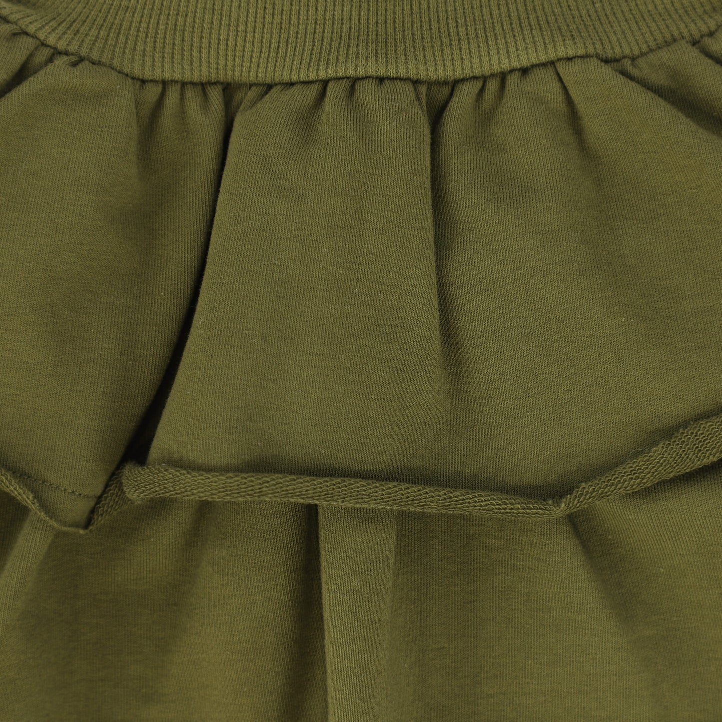 LITTLE PARNI GREEN TIERED SKIRT
