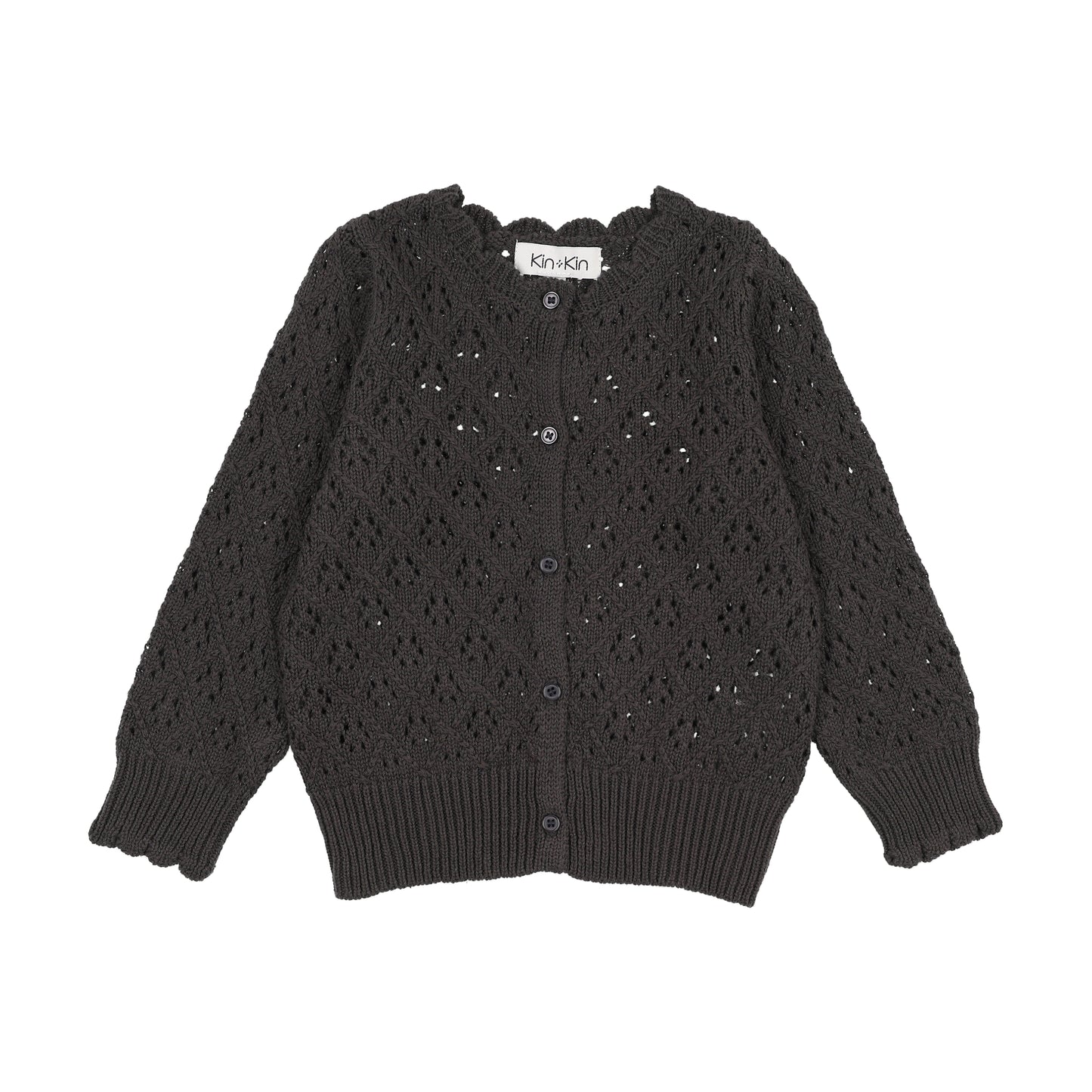 KIN & KIN GREY KNIT CARDIGAN