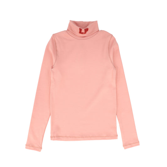 LITTLE PARNI PINK LOGO MOCKNECK