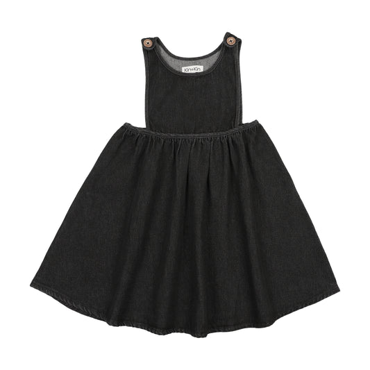 KIN & KIN BLACK PINAFORE JUMPER