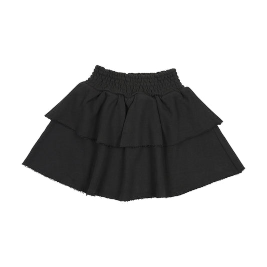 KIN & KIN BLACK TIERED SKIRT