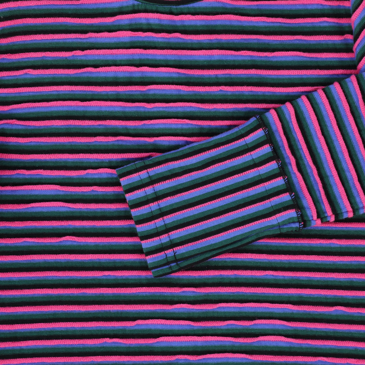 HEY KID PINK STRIPED TURTLENECK