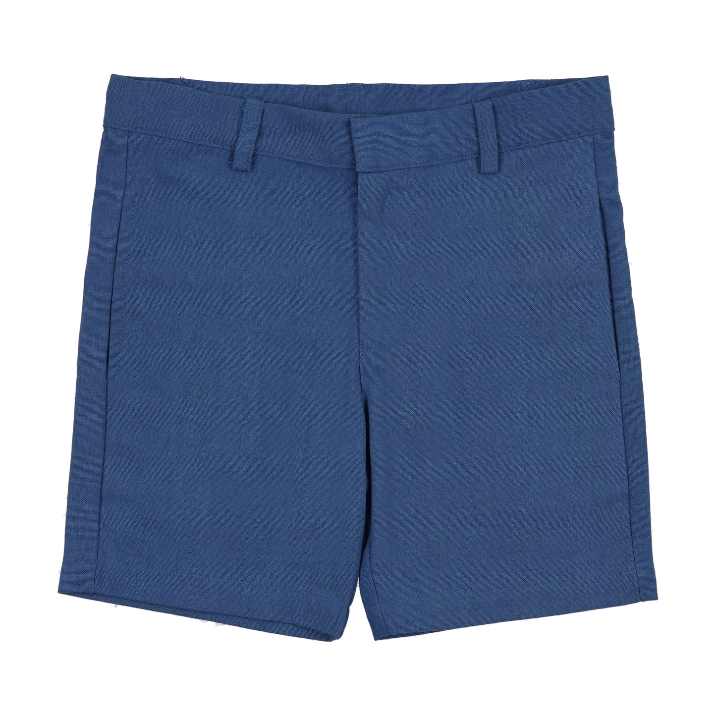 SWEET THREADS ROYAL BLUE TEXTURED SHORTS
