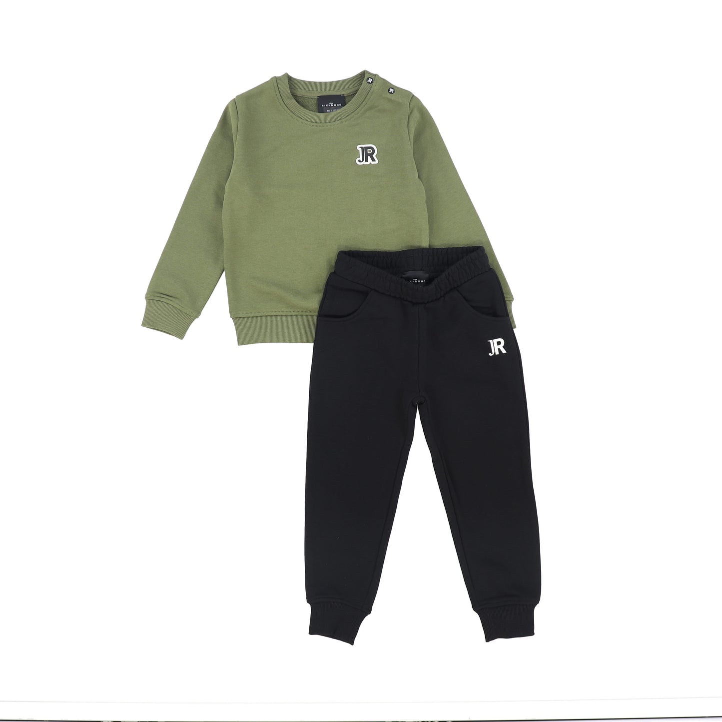 JOHN RICHMOND GREEN LOGO SWEATSHIRT SET