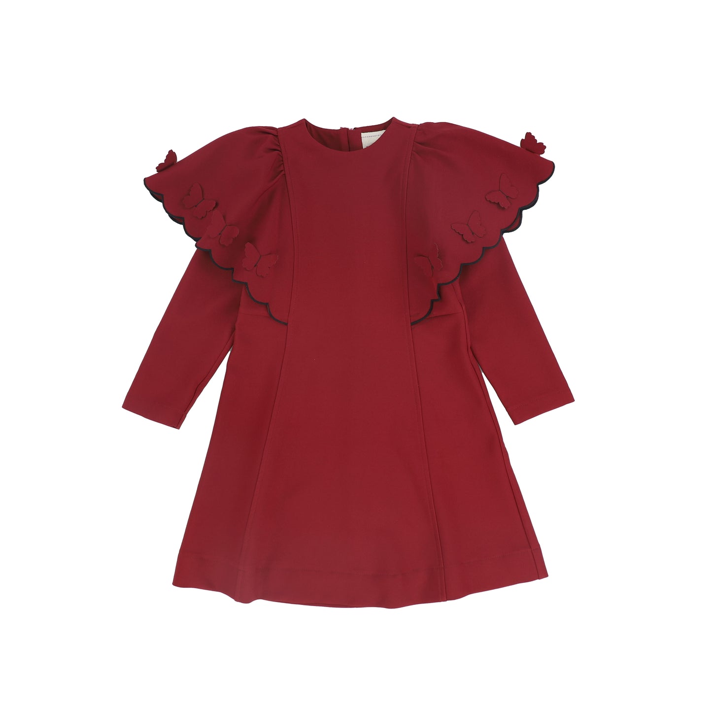 JOUET RED BUTTERFLY TRIM DRESS