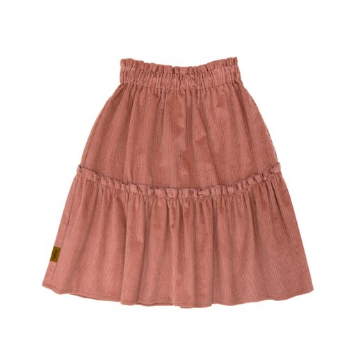 HEBE PINK CORDUROY SKIRT