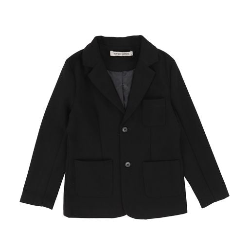 HARPER JAMES BLACK POCKET BLAZER