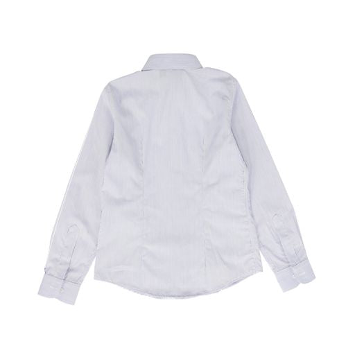 DAL LAGO NAVY STRIPED WOVEN SHIRT