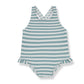 1 + IN THE FAMILY BLUE STRIPED SWIMSUIT [FINAL SALE]