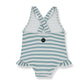 1 + IN THE FAMILY BLUE STRIPED SWIMSUIT [FINAL SALE]