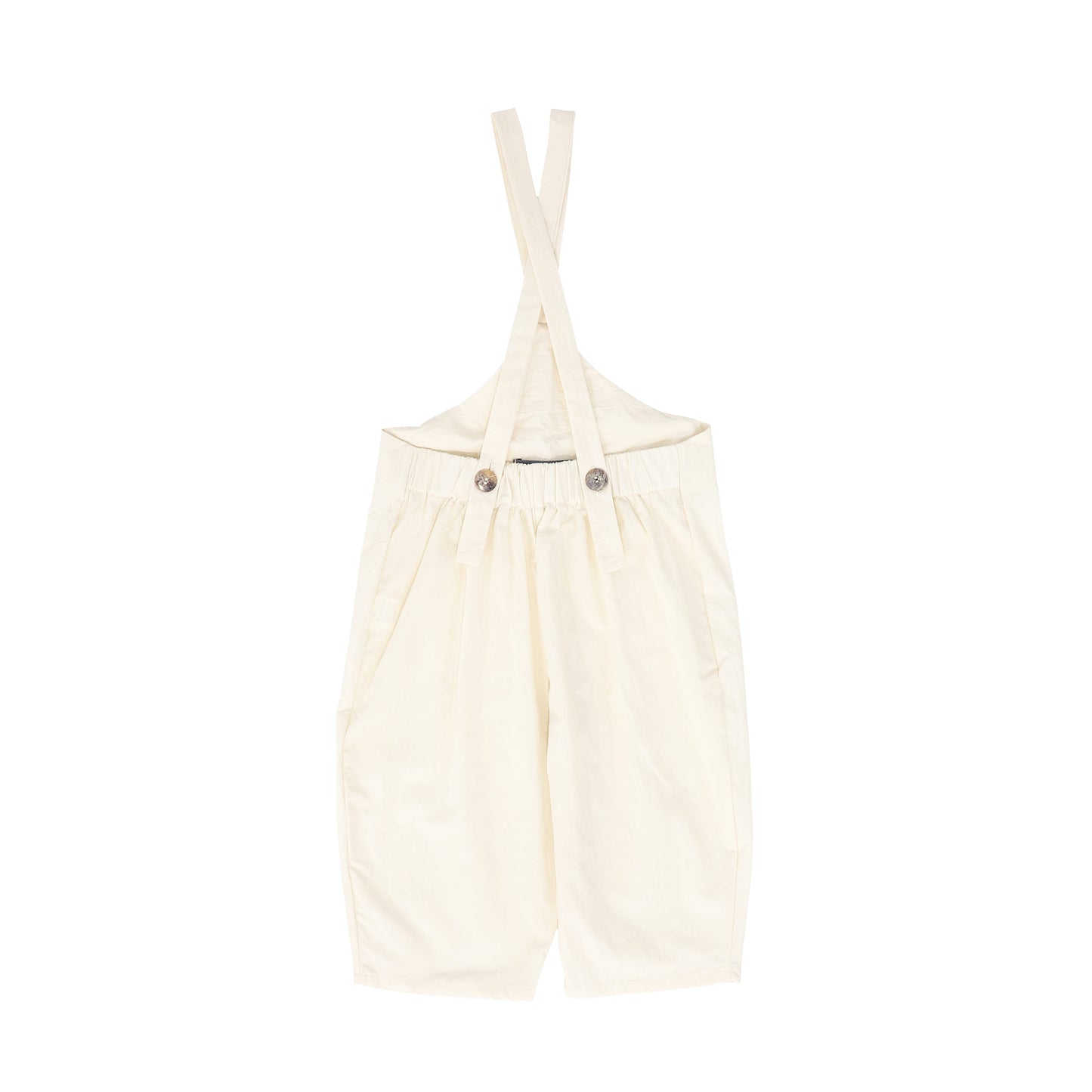 MINIMU IVORY SUSPENDER PANTS