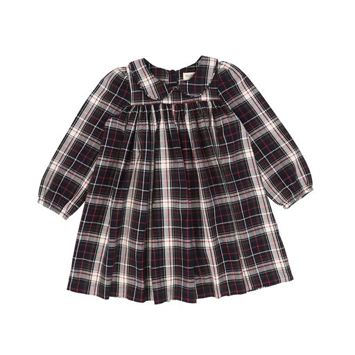MARMAR COPENHAGEN CHECKED PETER PAN COLLAR DRESS