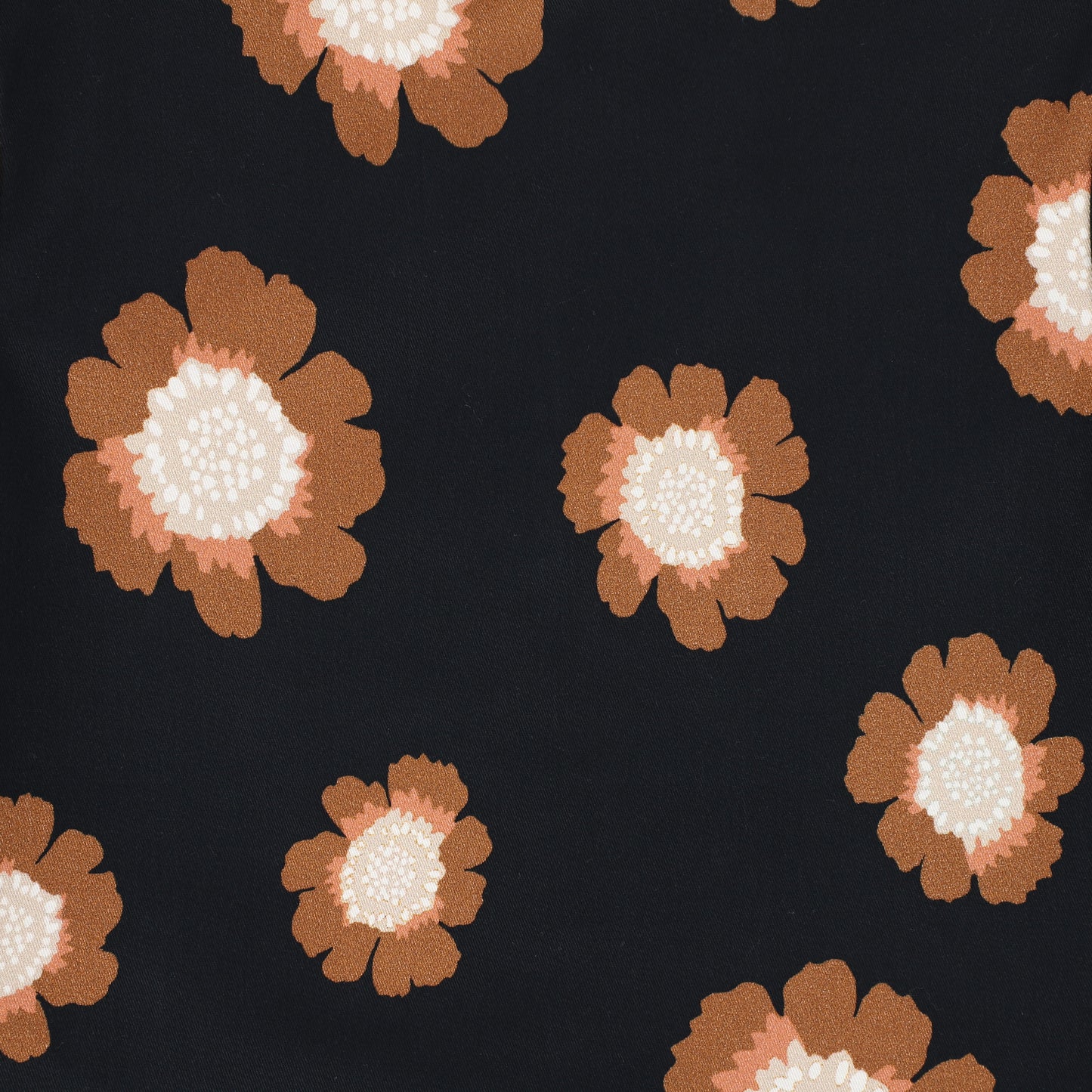 BE FOR ALL BROWN FLOWER PRINT DROP WAIST DRESS
