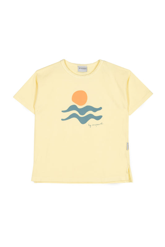 MIPOUNET YELLOW GRAPHIC TEE