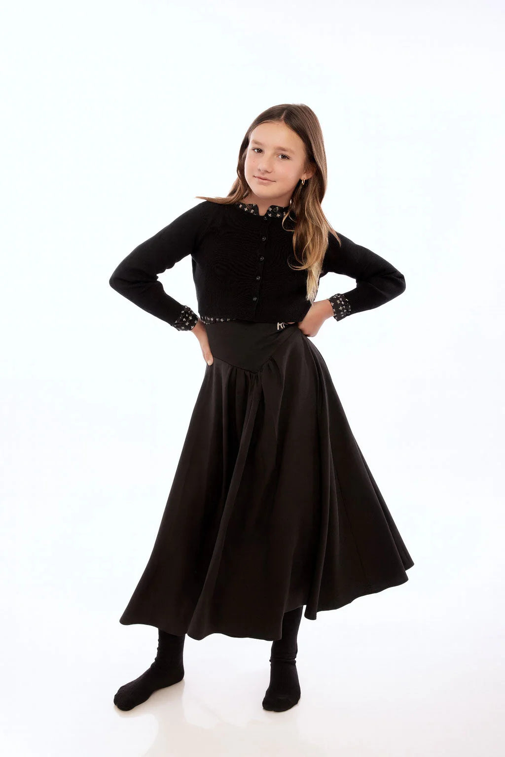 RETRO KID BLACK MAXY SKIRT