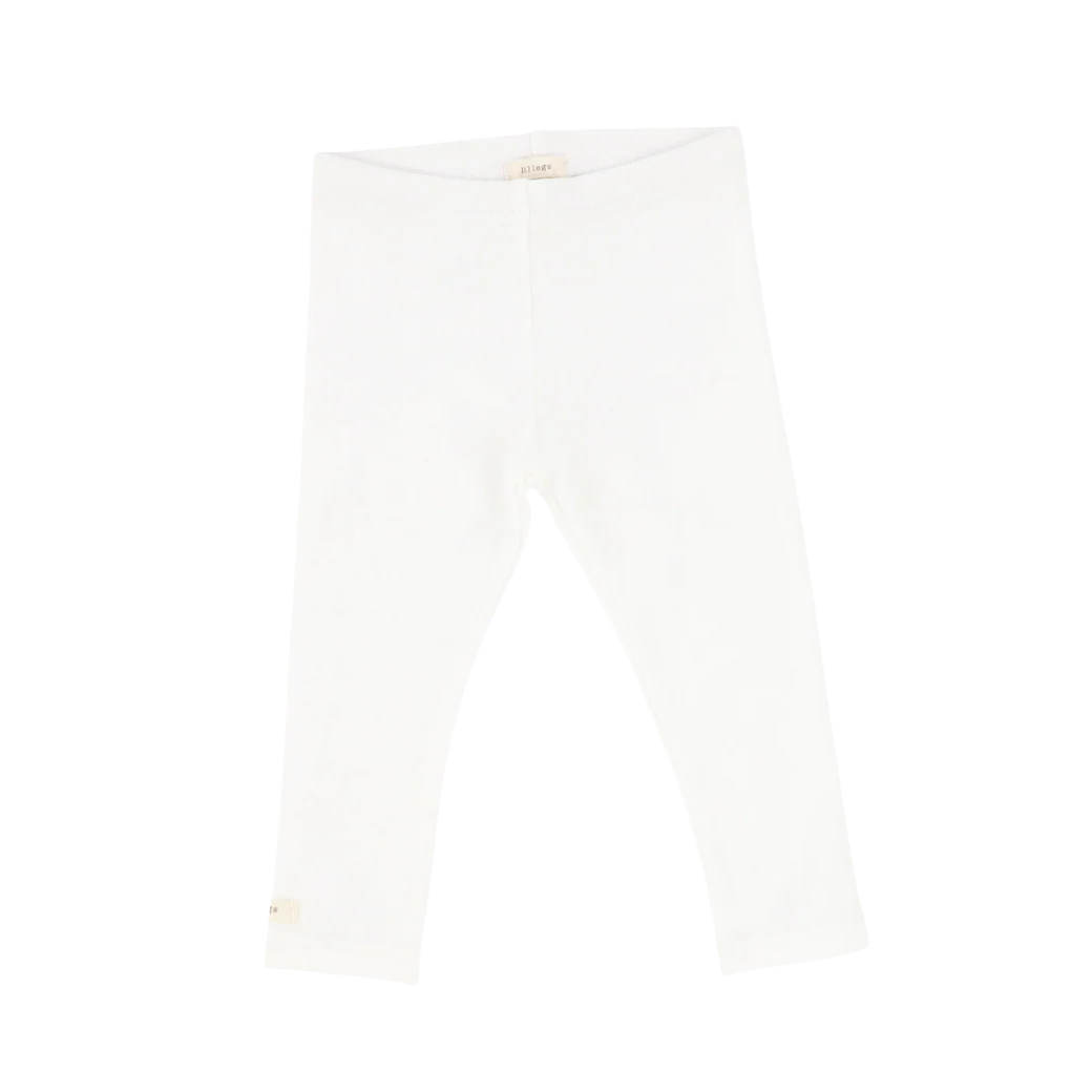 LIL LEGS OFF WHITE LONG LEGGINGS