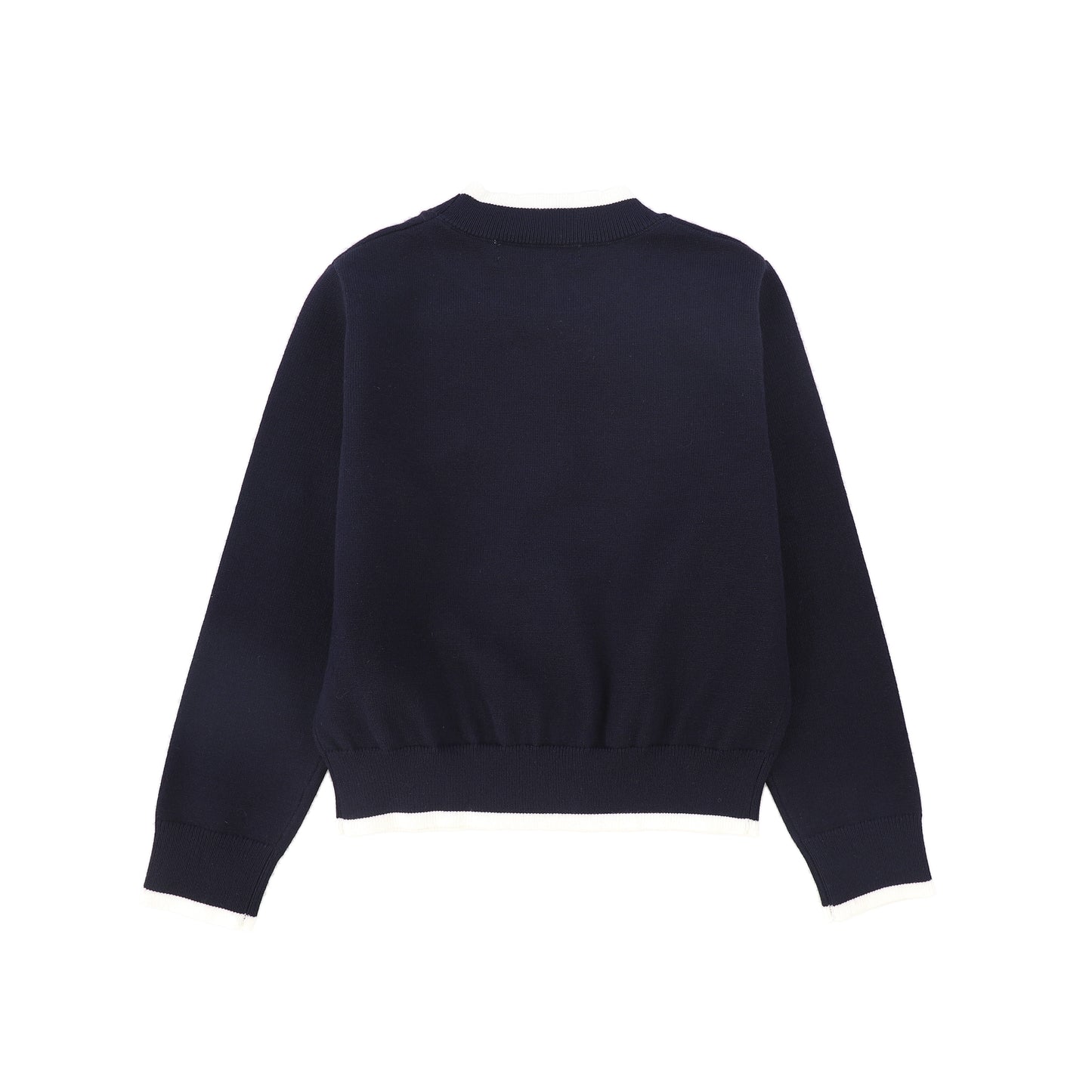 LE BOURDON NAVY TRIM BORDER SWEATER