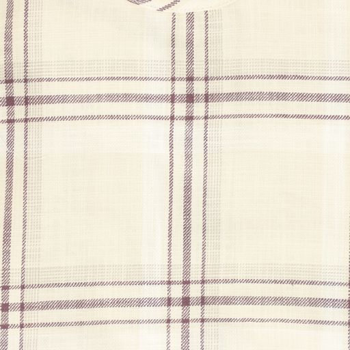 PERNILLE CREAM CHECKED PLEATED SKIRT SET