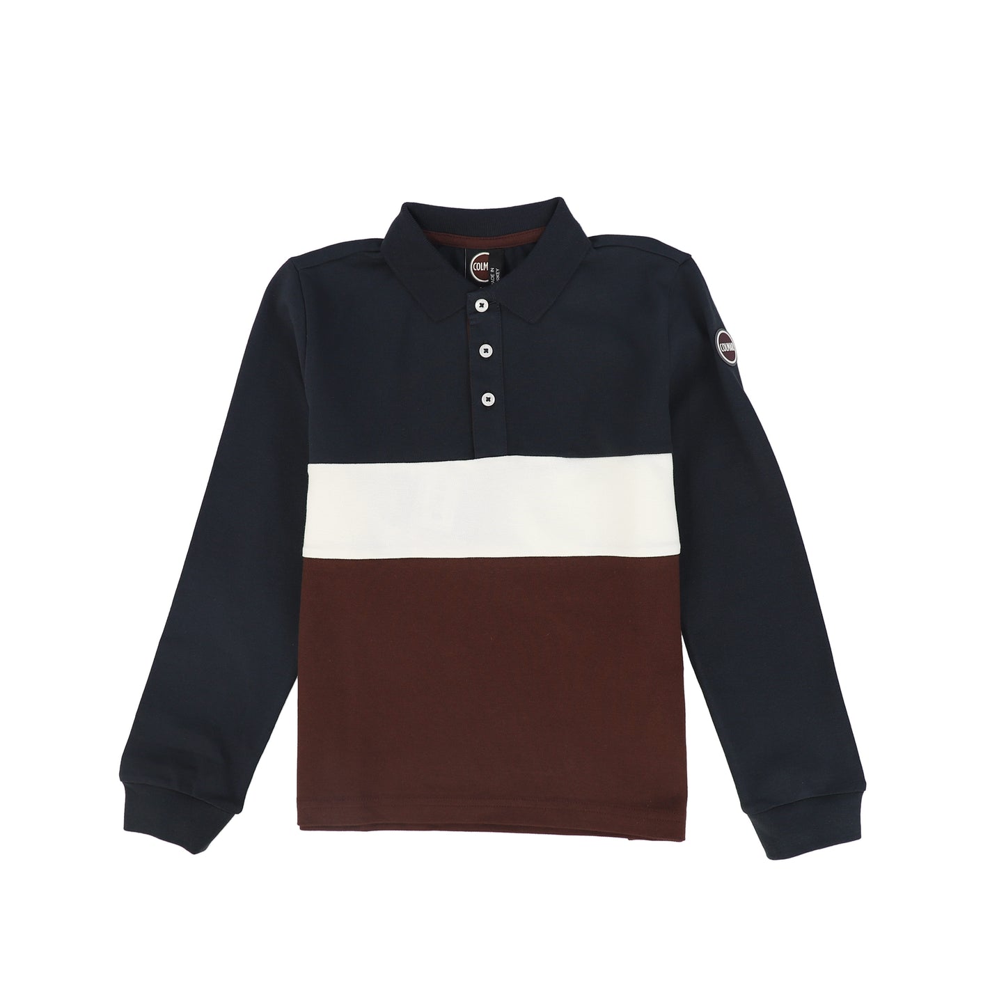 COLMAR NAVY COLORBLOCK POLO SHIRT