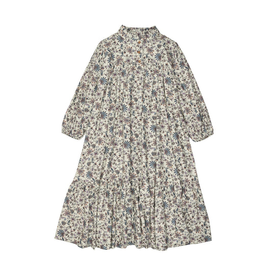 SWEET THREADS MULTI FLORAL WAISTED DRESS [FINAL SALE]
