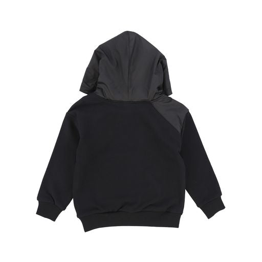 YELL OH BLACK HOODED PULLOVER