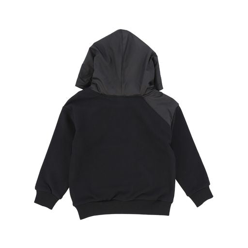YELL OH BLACK HOODED PULLOVER [Final Sale]