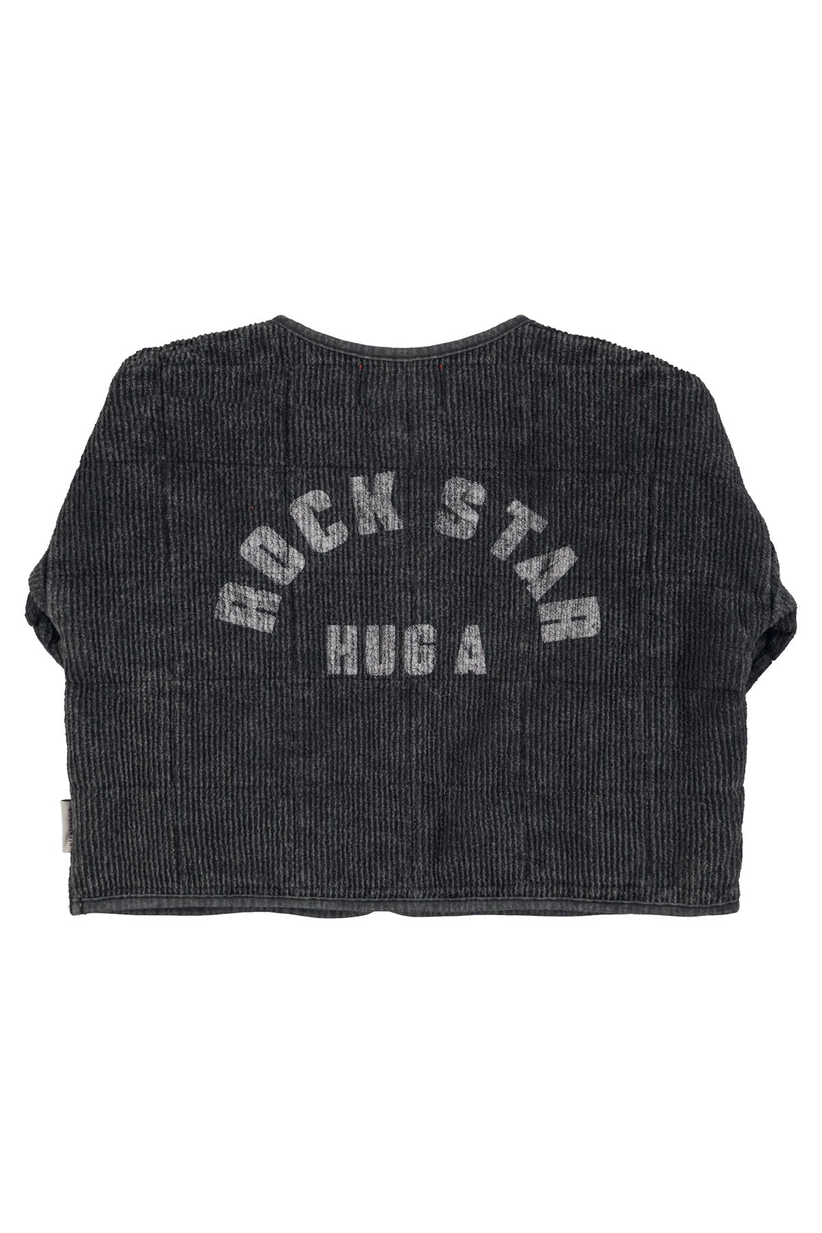 PIUPIUCHICK BLACK TEXTURED POCKET JACKET