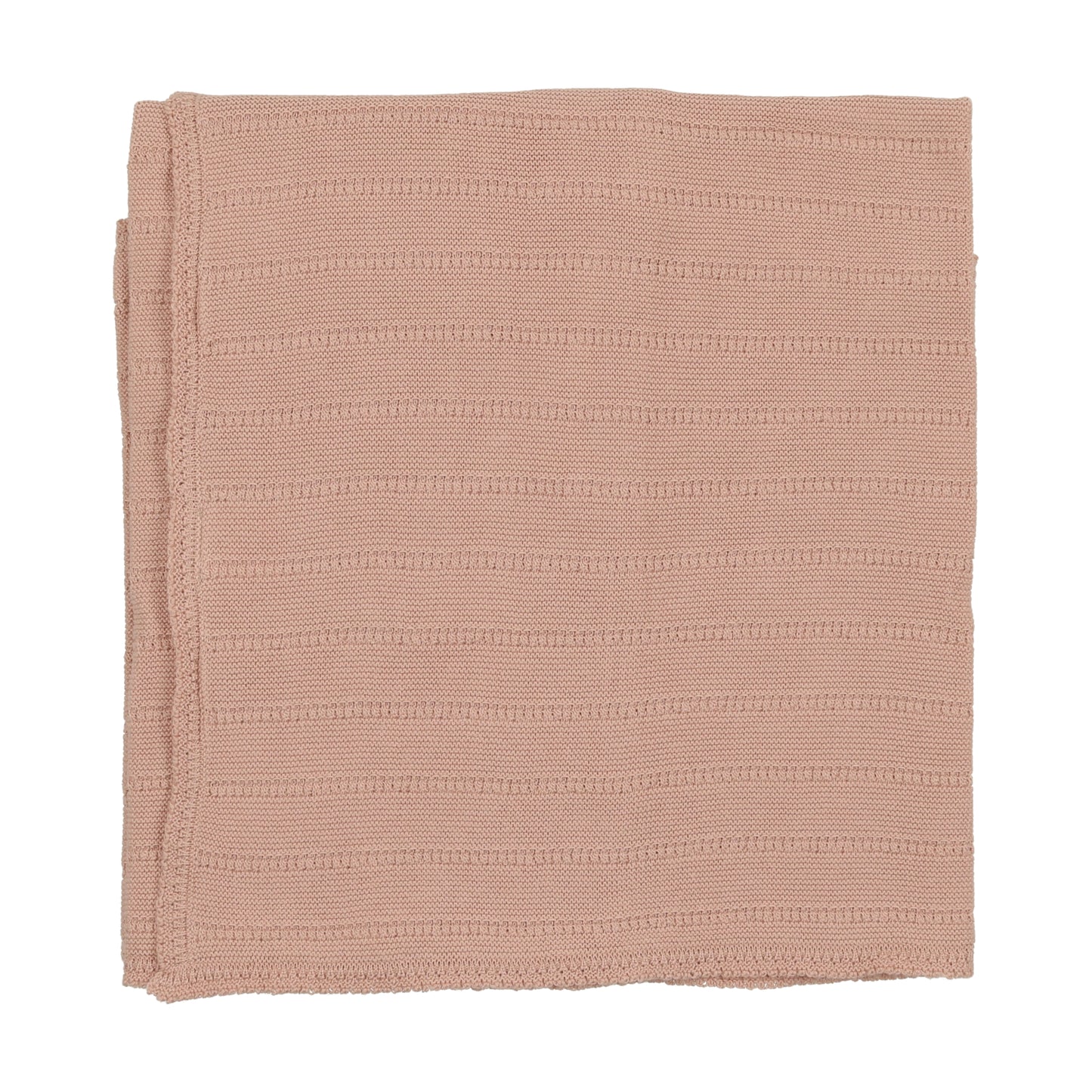 BEE & DEE DARLING PINK POINTELLE KNIT BLANKET