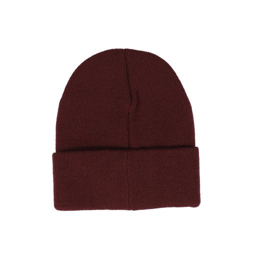 COLMAR BURGUNDY FRONT LABEL BEANIE