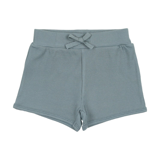 LIL LEGS  OCEAN RIBBED TRACK SHORTS [FINAL SALE]