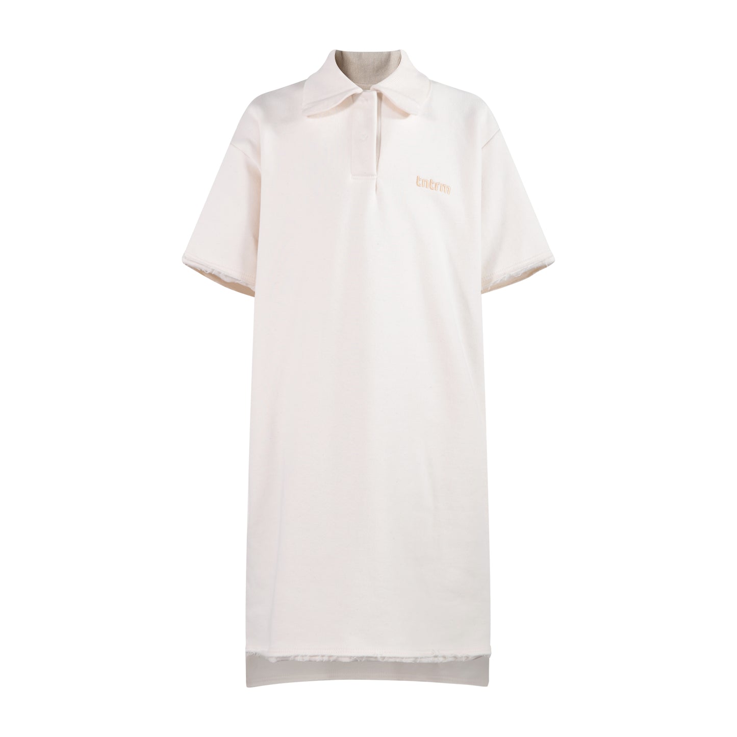 TNTRM OFF WHITE MIDI SHIRT DRESS