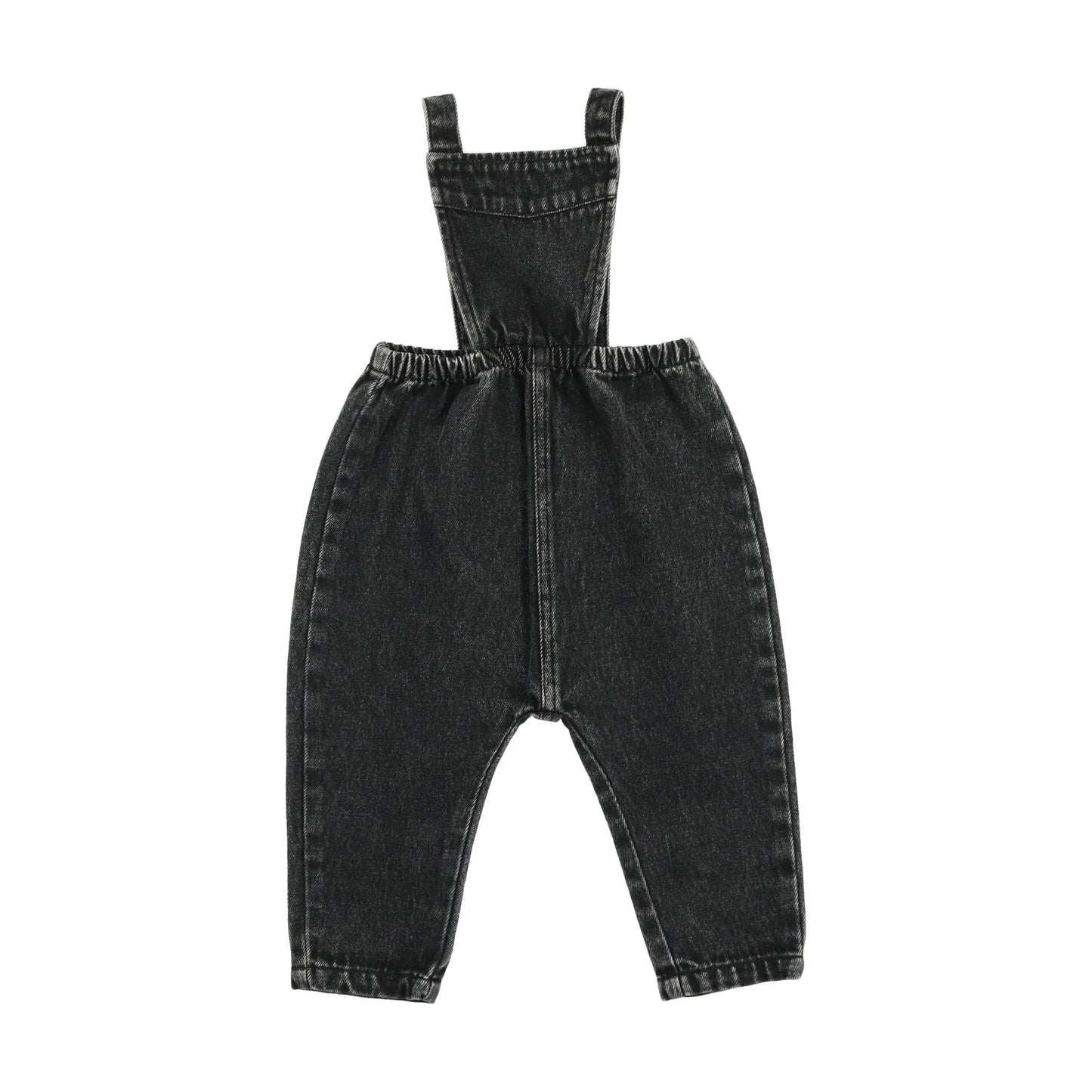 ANALOGIE BLACK DENIM DENIM BIB OVERALLS
