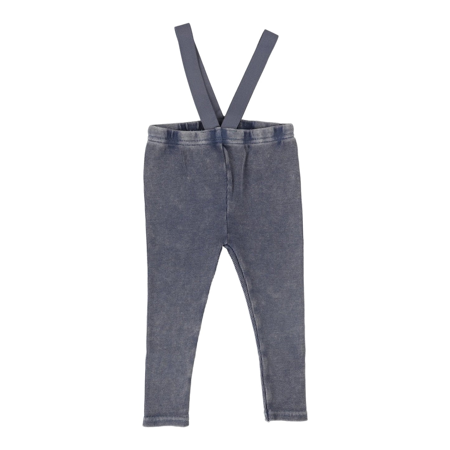 LIL LEGS DENIM SUSPENDER LEGGINGS